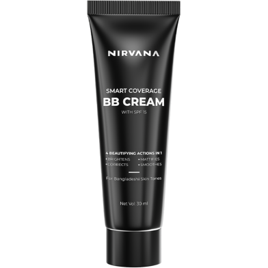Nirvana Color Smart Coverage Bb Cream With Spf 15 - Medium